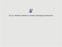 Tablet Screenshot of jljmaritime.com